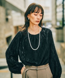 LEPSIM | 【入卒式/セレモニー】ジャガードギャザーブラウス 601002(シャツ/ブラウス)