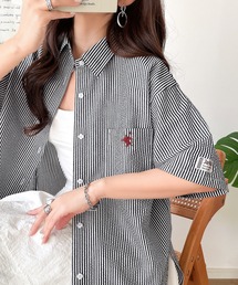 Java（ジャバ）の「《JaVaジャバコラボ》ベーシックに、垢抜けを。胸ポケット刺繍サッカーチェックシャツ(半袖)（シャツ/ブラウス）」