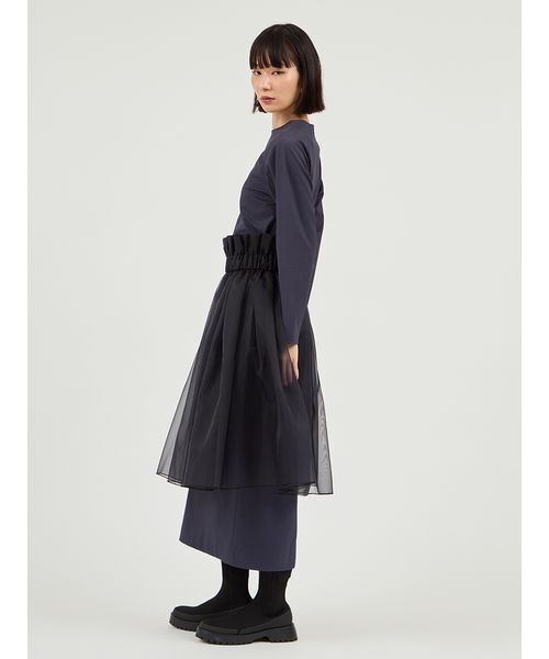 セール】【限定カラーあり】【金子綾 for emmi】ハイネックワンピース