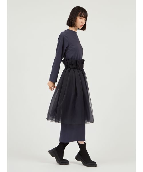 emmi（エミ）の「【限定カラーあり】【金子綾 for emmi】ハイネックワンピースセット（ワンピース・レディース・ブラック/ブラウン/ネイビー・0/1）」の18枚目の写真