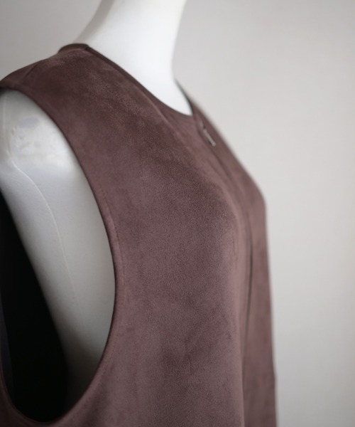 Marient（マリエント）の「エコスウェードフロントジップオールインワン（つなぎ/オールインワン・レディース・ブラウン・S）」の19枚目の写真