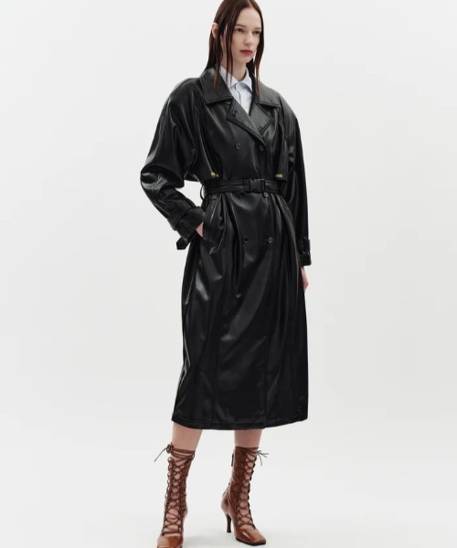jakke(ジャッキー)の「MILLA TRENCH COAT(その他アウター・レディース・ブラック・S)」の2枚目の写真