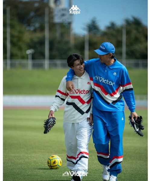 Kappa（カッパ）の「【Victor × Kappa directed by TAKUMI YUGE】Long Sleeve Football Game Shirts（その他トップス・メンズ・ブルー/ホワイト・MEDIUM/LARGE/X-LARGE）」の13枚目の写真