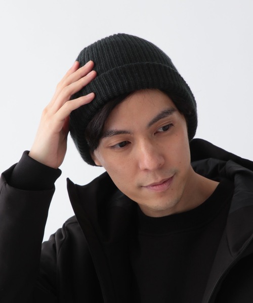 GLOBAL WORK（グローバルワーク）の「コウキンボウシュウニットワッチ/599485（ニットキャップ/ビーニー・メンズ・グレー/ライトグリーン/ブラック/オレンジ・FREE）」の17枚目の写真