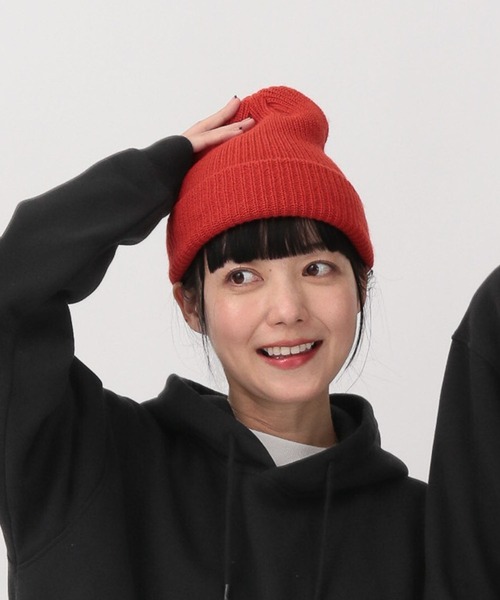 GLOBAL WORK（グローバルワーク）の「コウキンボウシュウニットワッチ/599485（ニットキャップ/ビーニー・メンズ・グレー/ライトグリーン/ブラック/オレンジ・FREE）」の10枚目の写真