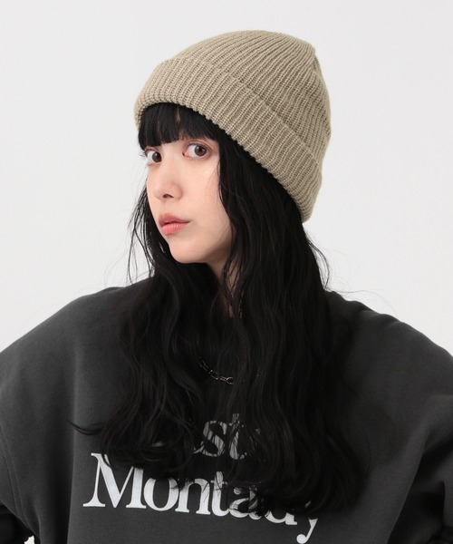 GLOBAL WORK（グローバルワーク）の「コウキンボウシュウニットワッチ/599485（ニットキャップ/ビーニー・メンズ・グレー/ライトグリーン/ブラック/オレンジ・FREE）」の11枚目の写真