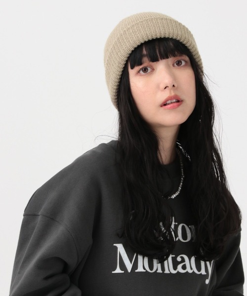 GLOBAL WORK（グローバルワーク）の「コウキンボウシュウニットワッチ/599485（ニットキャップ/ビーニー・メンズ・グレー/ライトグリーン/ブラック/オレンジ・FREE）」の13枚目の写真