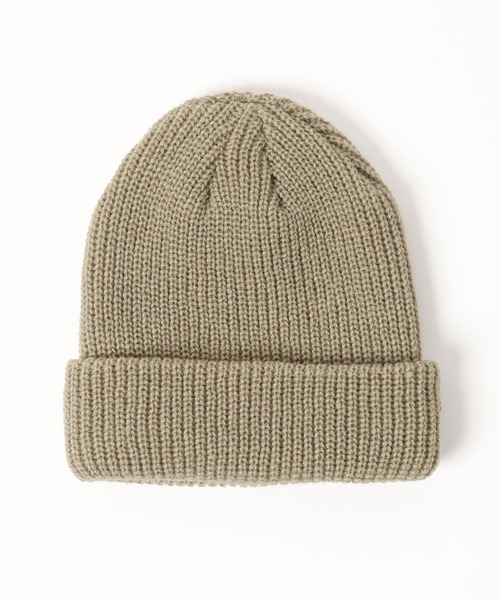 GLOBAL WORK（グローバルワーク）の「コウキンボウシュウニットワッチ/599485（ニットキャップ/ビーニー・メンズ・グレー/ライトグリーン/ブラック/オレンジ・FREE）」の6枚目の写真