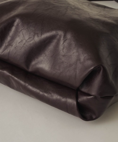 NEUNA（ヌナ）の「ワンハンドル2wayメタルバッグ（ショルダーバッグ・レディース・ブラック/ブラウン・FREE）」の19枚目の写真