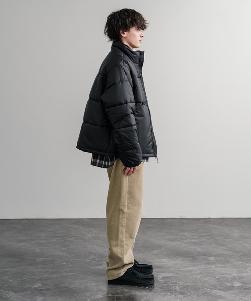 HUF（ハフ）の「HUF ハフ SEQUOIA PUFFER JACKET  REALTREE SEQUOIA PUFFER オーバーサイズワンポイントロゴ中綿ジャケット（ダウンジャケット/コート・メンズ・リアルツリーカモ/ブラック・M/L/XL）」の12枚目の写真