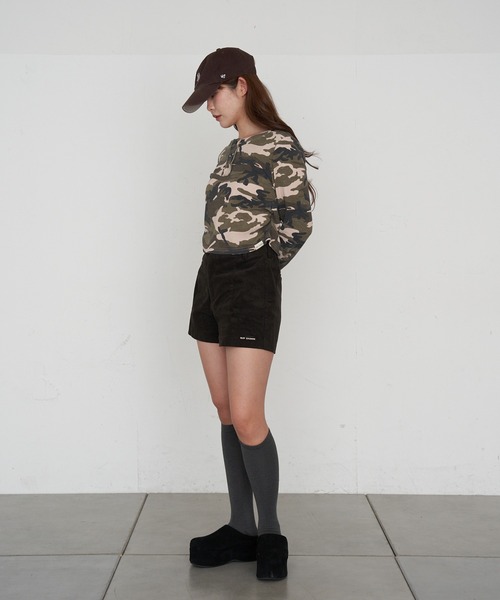 RAY CASSIN（レイカズン）の「迷彩ワッフルヘンリーTシャツ（Tシャツ/カットソー・レディース・ベージュ/ブラウン/カーキ・FREE）」の14枚目の写真