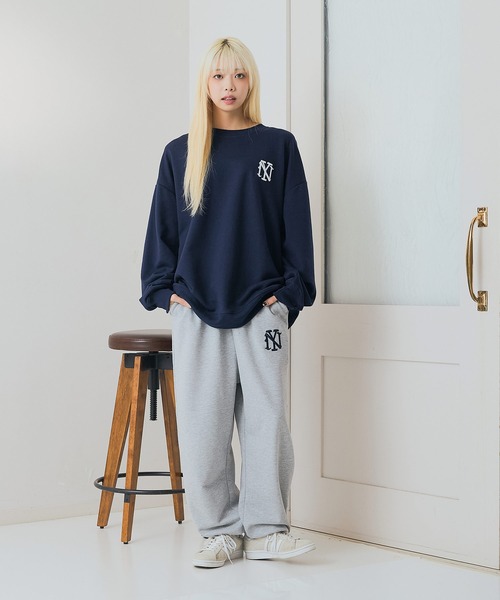 SAVIER(サビアー)の「【SAVIER:サビアー】NY ロゴ刺繍 スウェットパンツ【セットアップ可能】(スウェットパンツ・メンズ・ネイビー/ブラック/杢グレー・MEDIUM/LARGE)」の18枚目の写真