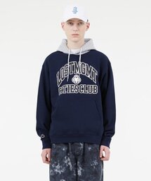 CLUB ATHLETIC TWO TONE HOODIE navy