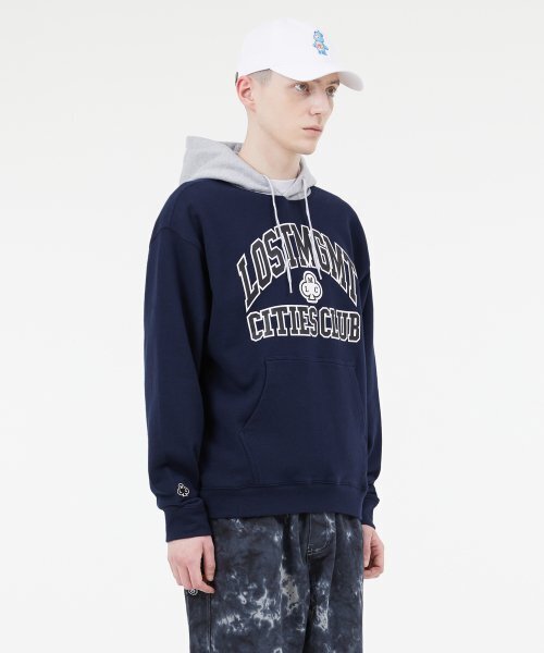 LMCの「CLUB ATHLETIC TWO TONE HOODIE navy(パーカー・レディース・その他・LARGE/MEDIUM/SMALL/X-LARGE)」の5枚目の写真