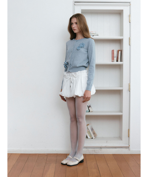 ASURA(アスラ)の「LAYERED STRING BALLOON SKIRT (IVORY)(スカート・レディース・アイボリー・FREE)」の2枚目の写真