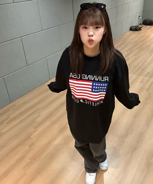 RESPECT(リスペクト)の「running usa athletic club long sleeve(Tシャツ/カットソー・メンズ・その他・MEDIUM/LARGE/X-LARGE)」の3枚目の写真