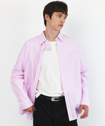 CEDRIC STRIPE COTTON SHIRTS - PINK