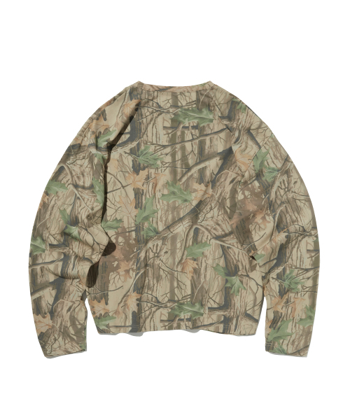 suade（スエード）の「CAMO LONG SLEEVE [TREE CAMO]（Tシャツ/カットソー・レディース・その他・SMALL/LARGE）」の2枚目の写真