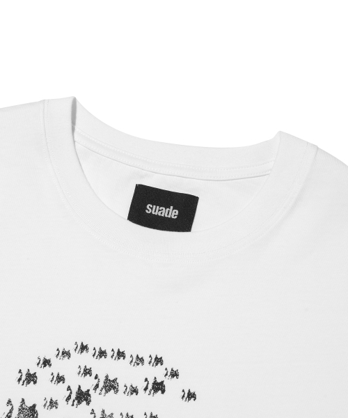 suade（スエード）の「ALBINO SKULL TEE [IVORY]（Tシャツ/カットソー・レディース・その他・LARGE/X-LARGE/MEDIUM）」の3枚目の写真
