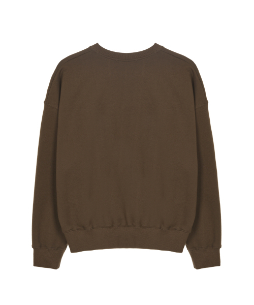 NICK&NICOLE（ニックアンドニコール）の「VOLUME BUTTERFLY SIGNATURE SWEATSHIRT_BROWN CREAM（スウェット・レディース・その他・FREE）」の2枚目の写真