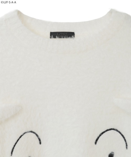 Candy Stripper（キャンディストリッパー）の「【クレヨンしんちゃん】ふわふわ フェイス ニット（ニット/セーター・レディース・オフホワイト/ベージュ/ピンク・FREE）」の22枚目の写真