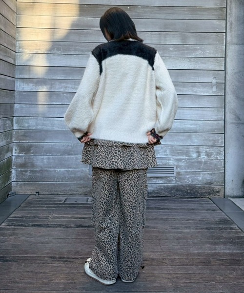 Candy Stripper（キャンディストリッパー）の「【クレヨンしんちゃん】ふわふわ フェイス ニット（ニット/セーター・レディース・オフホワイト/ベージュ/ピンク・FREE）」の11枚目の写真