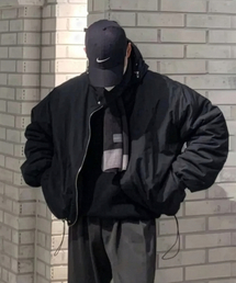 NUS（ナス）の「YEI Hood Padding Jacket (black)（ダウンジャケット/コート）」