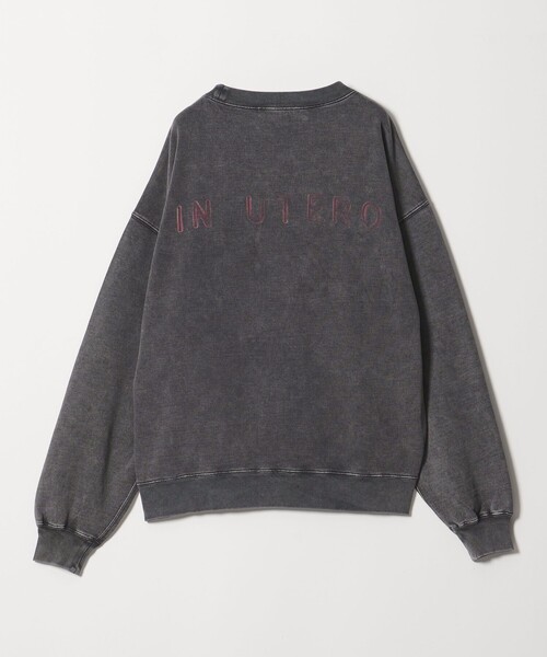 NIRVANA × monkey time＞プリント クルーネック スウェット