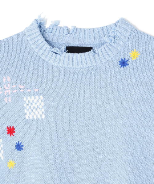 DANKE SCHON(ダンケシェーン)の「【WEB&DEPOT限定】DankeSchon/ダンケシェーン/HAND STITCH KNIT CLRENECK(ニット/セーター・レディース・ブラック/ベージュ/その他18・M/L)」の9枚目の写真