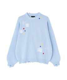 DANKE SCHON（ダンケシェーン）の「【WEB&DEPOT限定】DankeSchon/ダンケシェーン/HAND STITCH KNIT CLRENECK（ニット/セーター）」