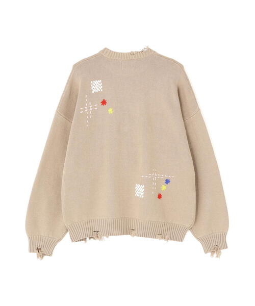 DANKE SCHON(ダンケシェーン)の「【WEB&DEPOT限定】DankeSchon/ダンケシェーン/HAND STITCH KNIT CLRENECK(ニット/セーター・レディース・ブラック/ベージュ/その他18・M/L)」の6枚目の写真