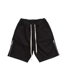 ACHA（アチャ）の「YKKサイドジッパーショートパンツ _ ブラック（その他パンツ）」
