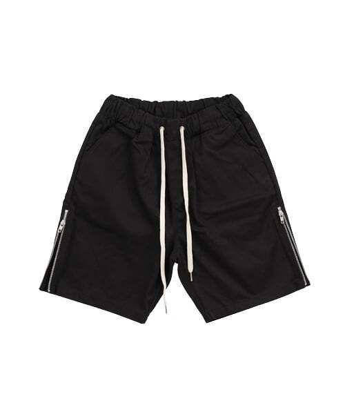 ACHA(アチャ)の「YKKサイドジッパーショートパンツ _ ブラック(その他パンツ・レディース・その他・MEDIUM/LARGE)」の1枚目の写真