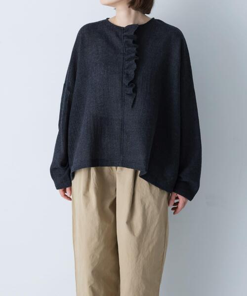 ウールワイドフリルプルオーバー（シャツ/ブラウス）｜かぐれ（カグレ