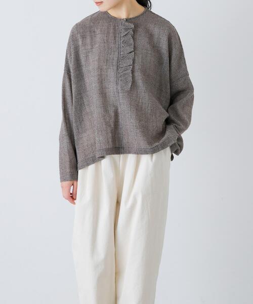 ウールワイドフリルプルオーバー（シャツ/ブラウス）｜かぐれ（カグレ