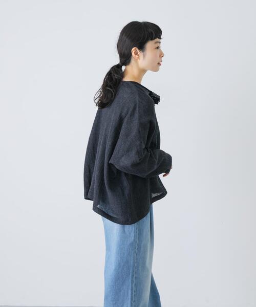 ウールワイドフリルプルオーバー（シャツ/ブラウス）｜かぐれ（カグレ