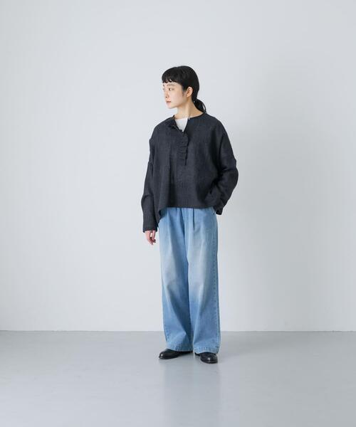 ウールワイドフリルプルオーバー（シャツ/ブラウス）｜かぐれ（カグレ