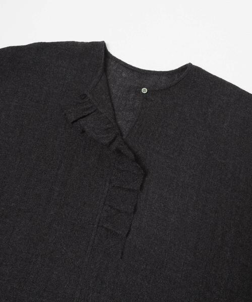 ウールワイドフリルプルオーバー（シャツ/ブラウス）｜かぐれ（カグレ