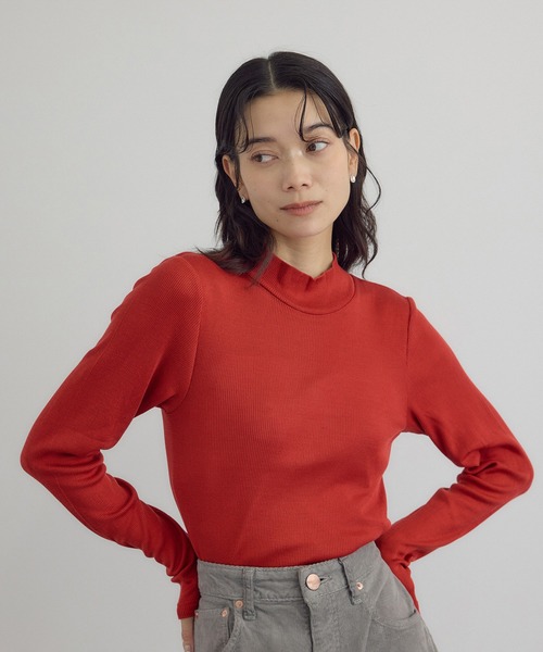 Hug Silkハイネックプルオーバー（Tシャツ/カットソー）｜SALON adam