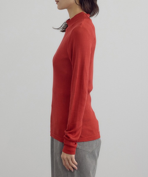Hug Silkハイネックプルオーバー（Tシャツ/カットソー）｜SALON adam