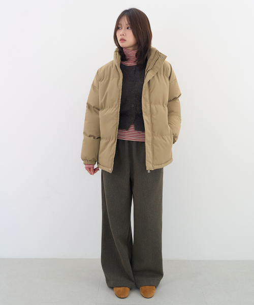 JULIAPEPE(ジュリアペペ)の「Daily Wool Banding Pants (Khaki)(その他パンツ・レディース・その他・FREE)」の3枚目の写真