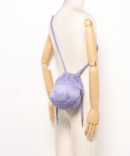 TAION（タイオン）の「BASIC DRAW STRING DOWN BAG S　DST01-S（ショルダーバッグ・メンズ・パープル・FREE）」の3枚目の写真