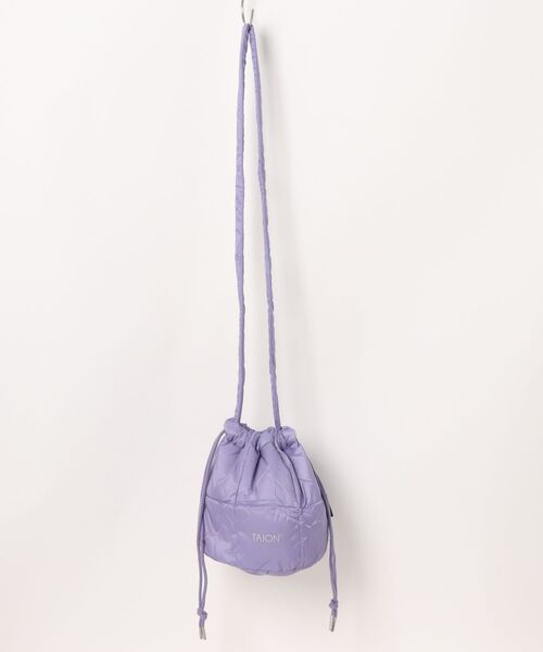 TAION（タイオン）の「BASIC DRAW STRING DOWN BAG S　DST01-S（ショルダーバッグ・メンズ・パープル・FREE）」の6枚目の写真