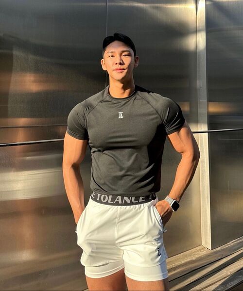 TOLANCE(トランス)の「アクティブパフォーマンスレギンスショーツ - スノーホワイト(その他パンツ・メンズ・ホワイト・MEDIUM/LARGE/X-LARGE)」の4枚目の写真