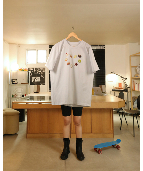 INNEQ(イネク)の「Love_Cake_White(Tシャツ/カットソー・メンズ・その他・LARGE)」の2枚目の写真