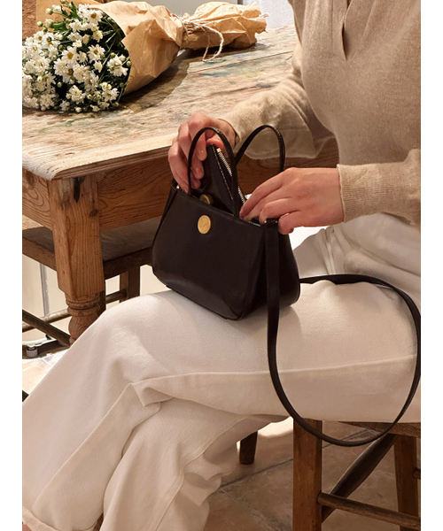 COTEDEMOI(コテドムア)の「Ecrin petit tote bag - Chocolate brown(トートバッグ・レディース・その他・FREE)」の7枚目の写真