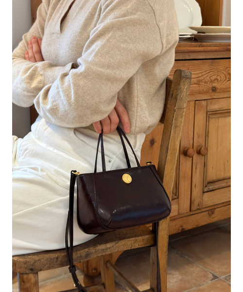 COTEDEMOI(コテドムア)の「Ecrin petit tote bag - Chocolate brown(トートバッグ・レディース・その他・FREE)」の9枚目の写真