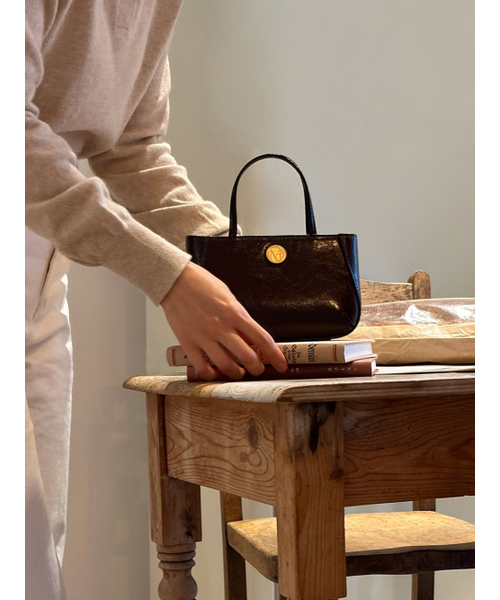 COTEDEMOI(コテドムア)の「Ecrin petit tote bag - Chocolate brown(トートバッグ・レディース・その他・FREE)」の11枚目の写真