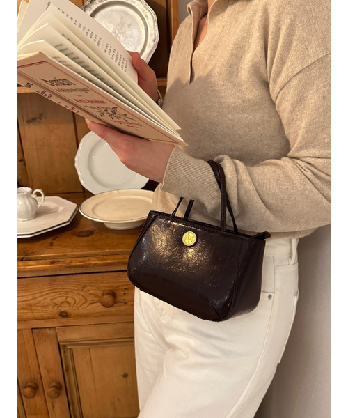 COTEDEMOI(コテドムア)の「Ecrin petit tote bag - Chocolate brown(トートバッグ・レディース・その他・FREE)」の12枚目の写真
