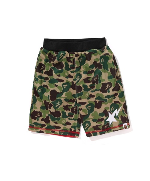 A BATHING APE（アベイシングエイプ）の「ABC CAMO MESH REVERSIBLE SHORTS（その他パンツ・キッズ・グリーン/ブルー・140/120/130/110）」の2枚目の写真